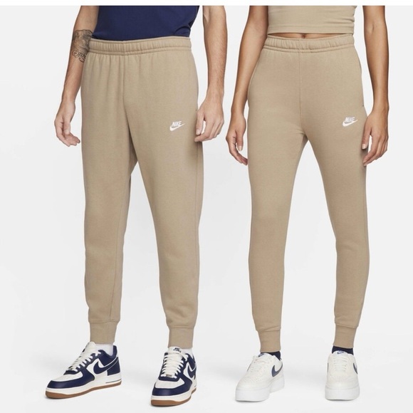 Nike Sportswear Club Fleece Men's Pants khaki beige color unisex sz XL - Picture 3 of 6